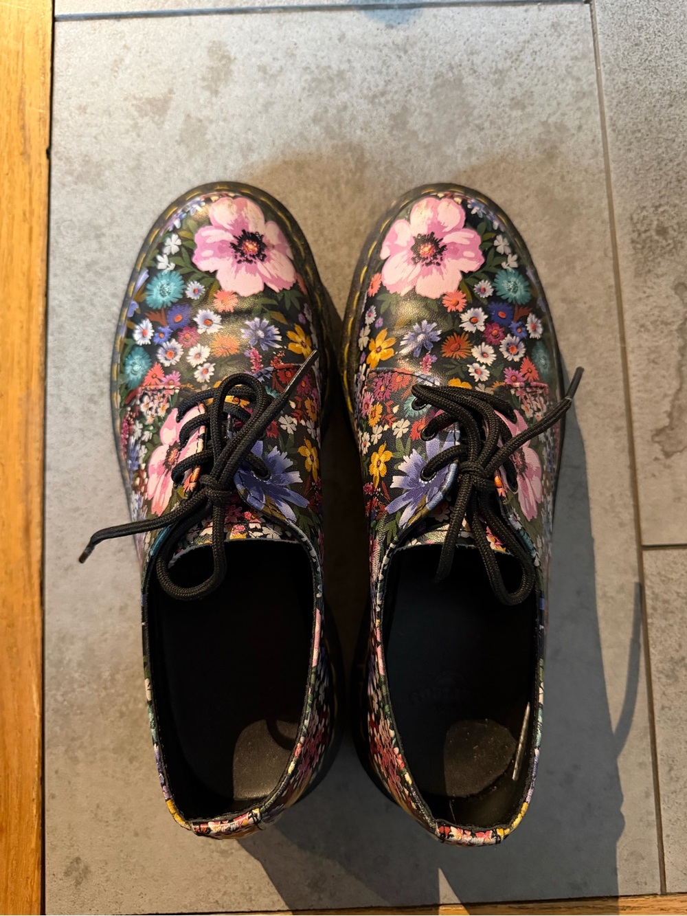 Dr. Martens 1461 Wanderlust Floral Oxford Shoes - Picture 2 of 6